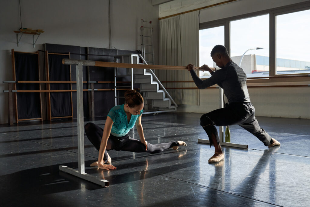 Barre Class stretching studio in NYC