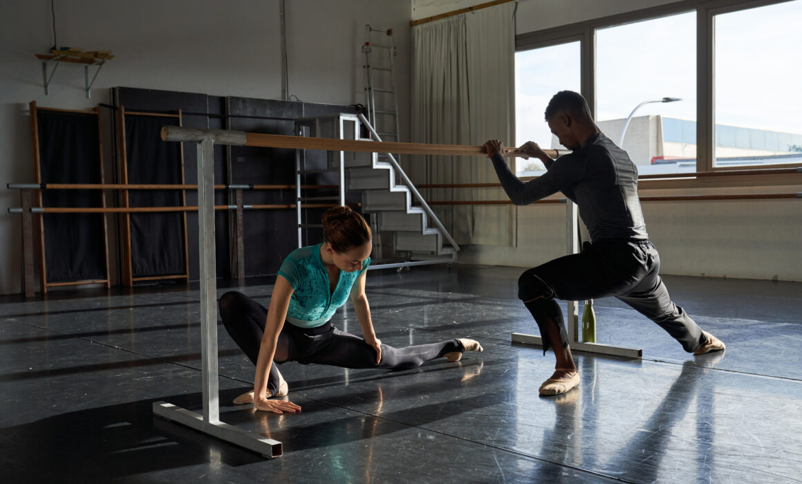 Barre Class stretching studio in NYC